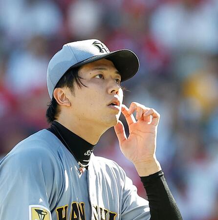 ２回に先制を許しベンチに戻る才木（撮影・西田忠信）