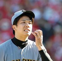 ３回に同点とされ、悔しさをにじませる才木（撮影・西田忠信）
