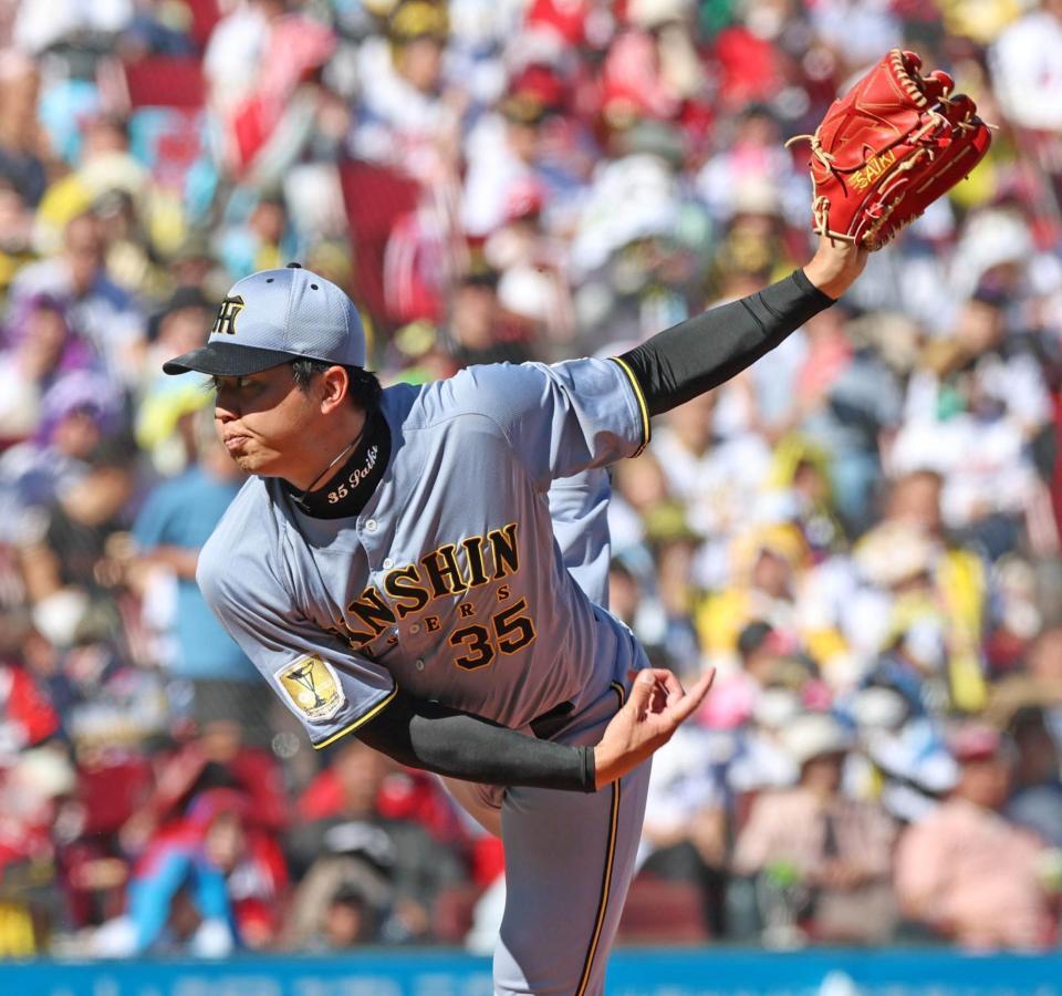 先発し力投する才木（撮影・北村雅宏）