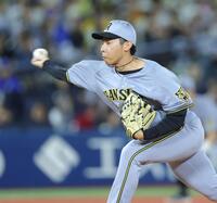 ６回に登板し力投する神宮（撮影・西岡正）