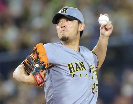 　ＤｅＮＡ打線を相手に力投する伊藤将（撮影・西岡正）