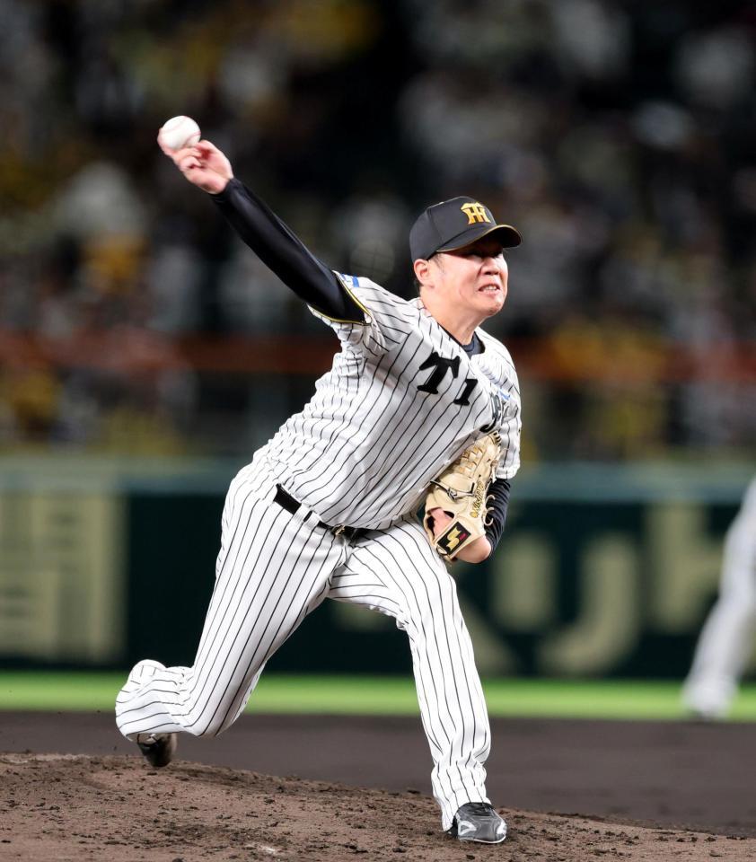 先発し力投する西勇（撮影・山口登）