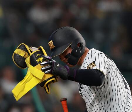 ４回、代走を送られベンチに戻る森下（撮影・西田忠信）