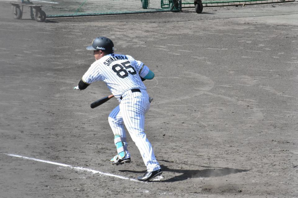 ５回中前適時打を放った嶋村