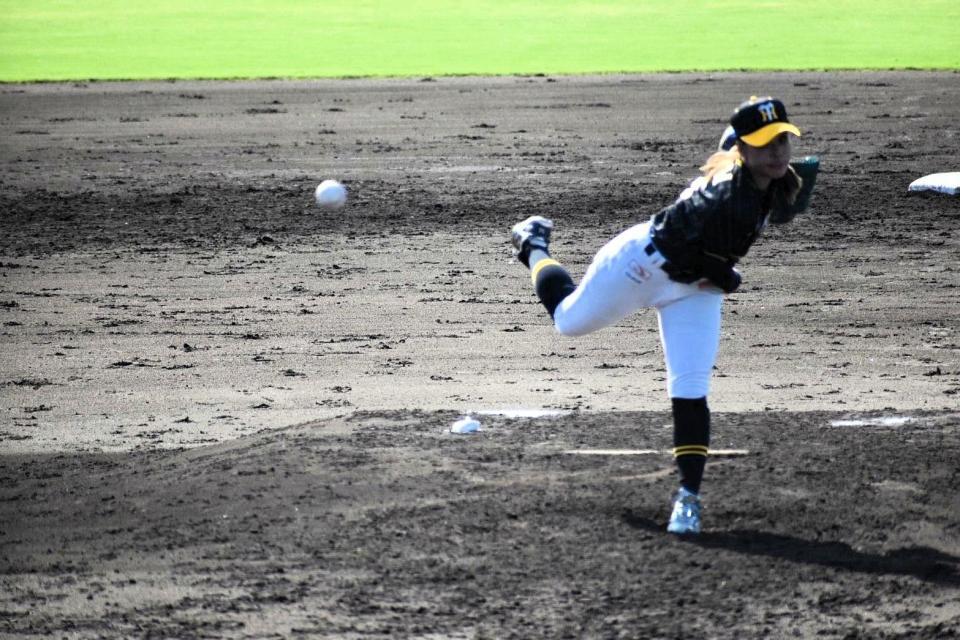 大会優秀賞を獲得した輝いた阪神タイガースＷｏｍｅｎ・坂井