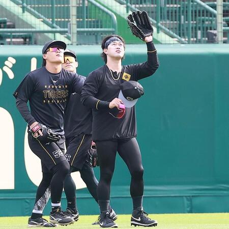１軍に合流した浜田（撮影・西田忠信）