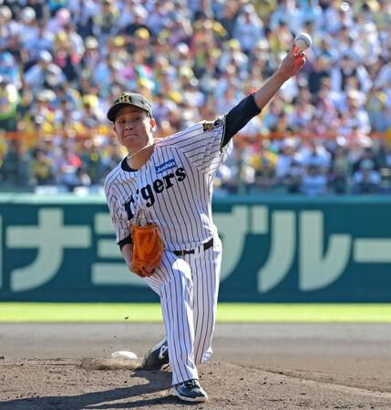 ＤｅＮＡ打線を相手に力投する大竹（撮影・立川洋一郎）
