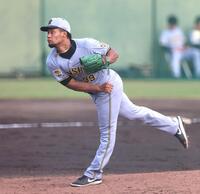 ８回、３番手で登板したモレッタ