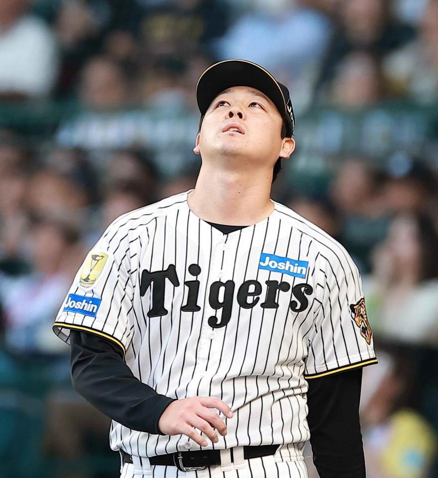 ８回、宮﨑に適時打を許した木下（撮影・西田忠信）