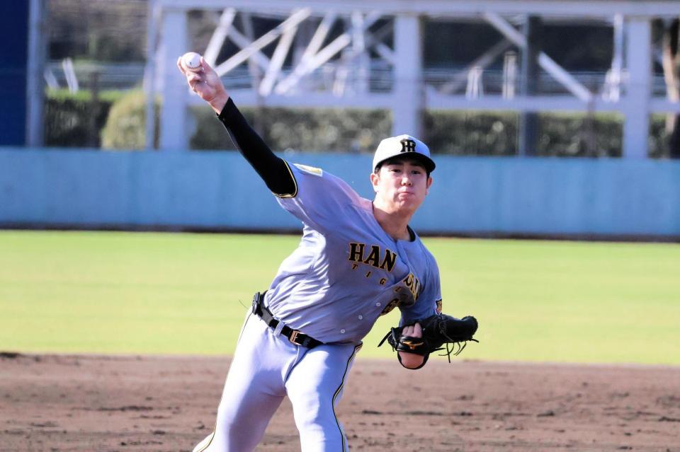 ７回、力投する石黒