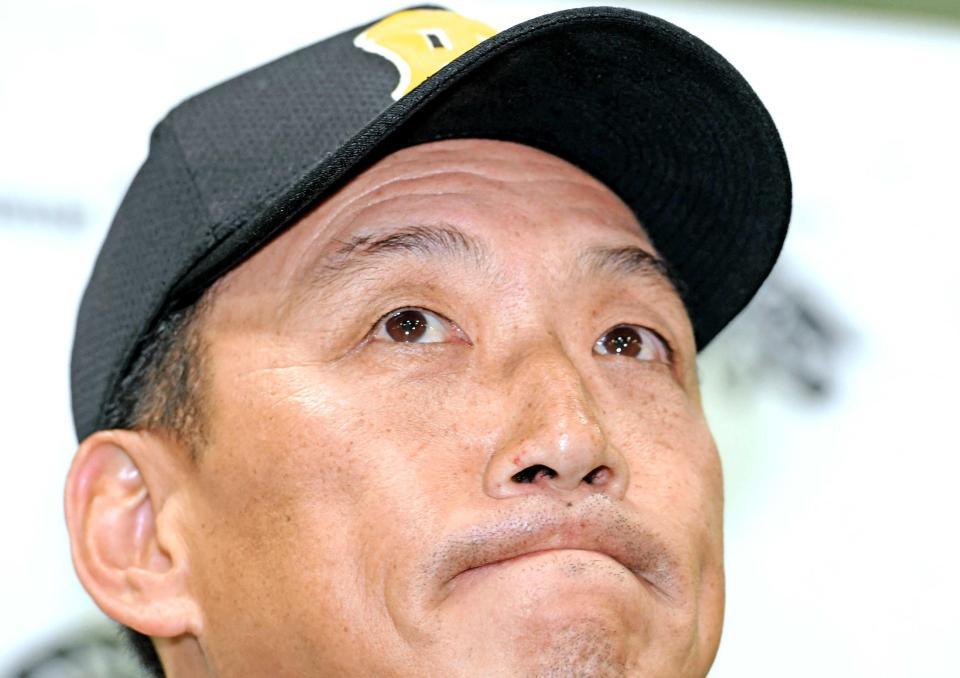 　３年間の指揮を終え、戦いを振り返る金本監督