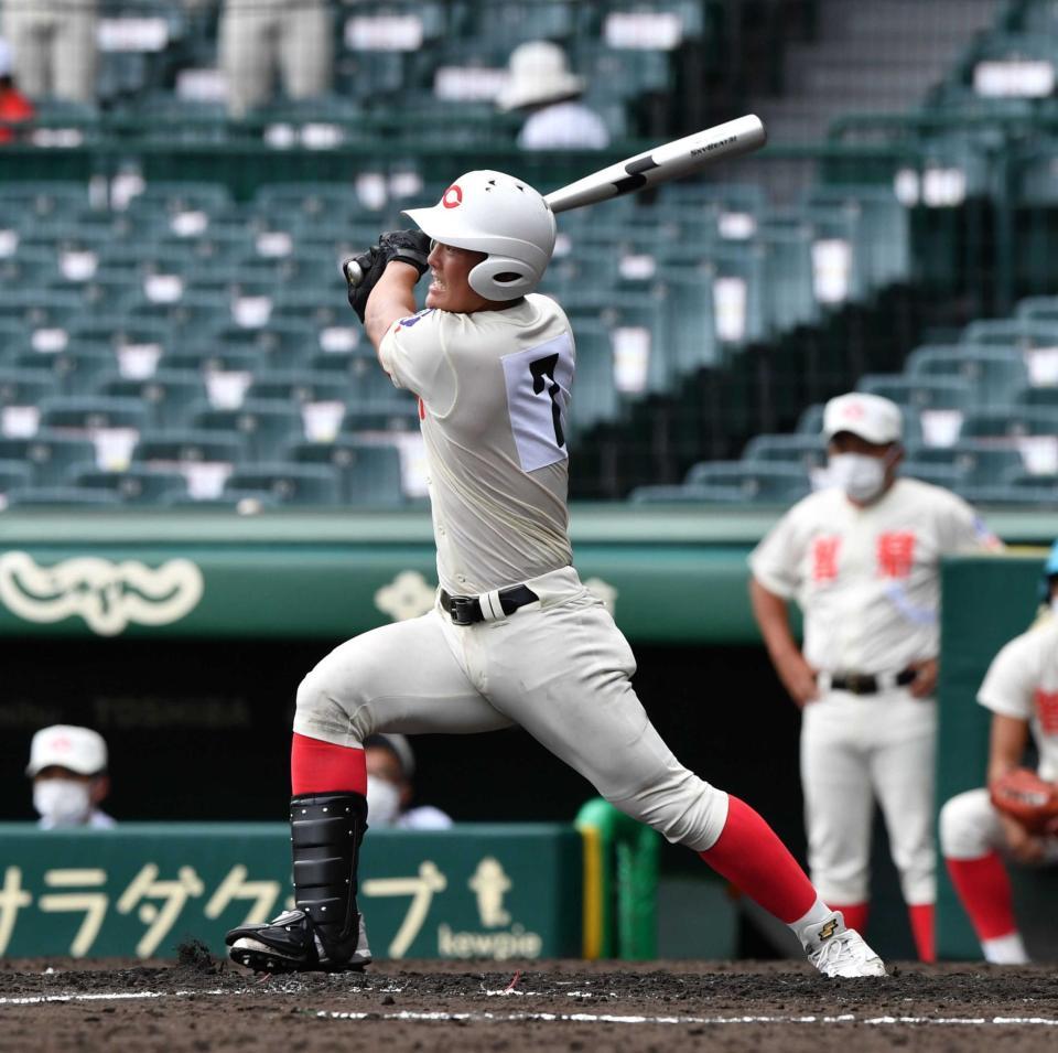 　今夏、甲子園で活躍を見せた智弁学園・前川