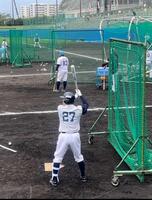 　浦添キャンプで中村悠平に会ってきた（撮影は筆者）