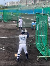 　浦添キャンプで中村悠平に会ってきた（撮影は筆者）