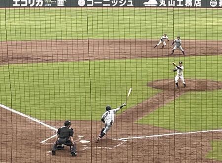　ほっともっとフィールド神戸で関大対同大戦を観戦した（撮影は筆者）