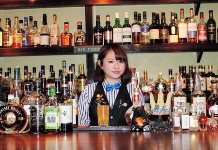 　バーテンダーの窪田みおさん