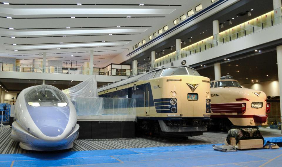 　来年４月オープンに向け準備が進む「京都鉄道博物館」