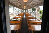 阿波池田方トロッコ列車の車内