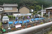 小島～貞光駅間でのあたたかいお見送り