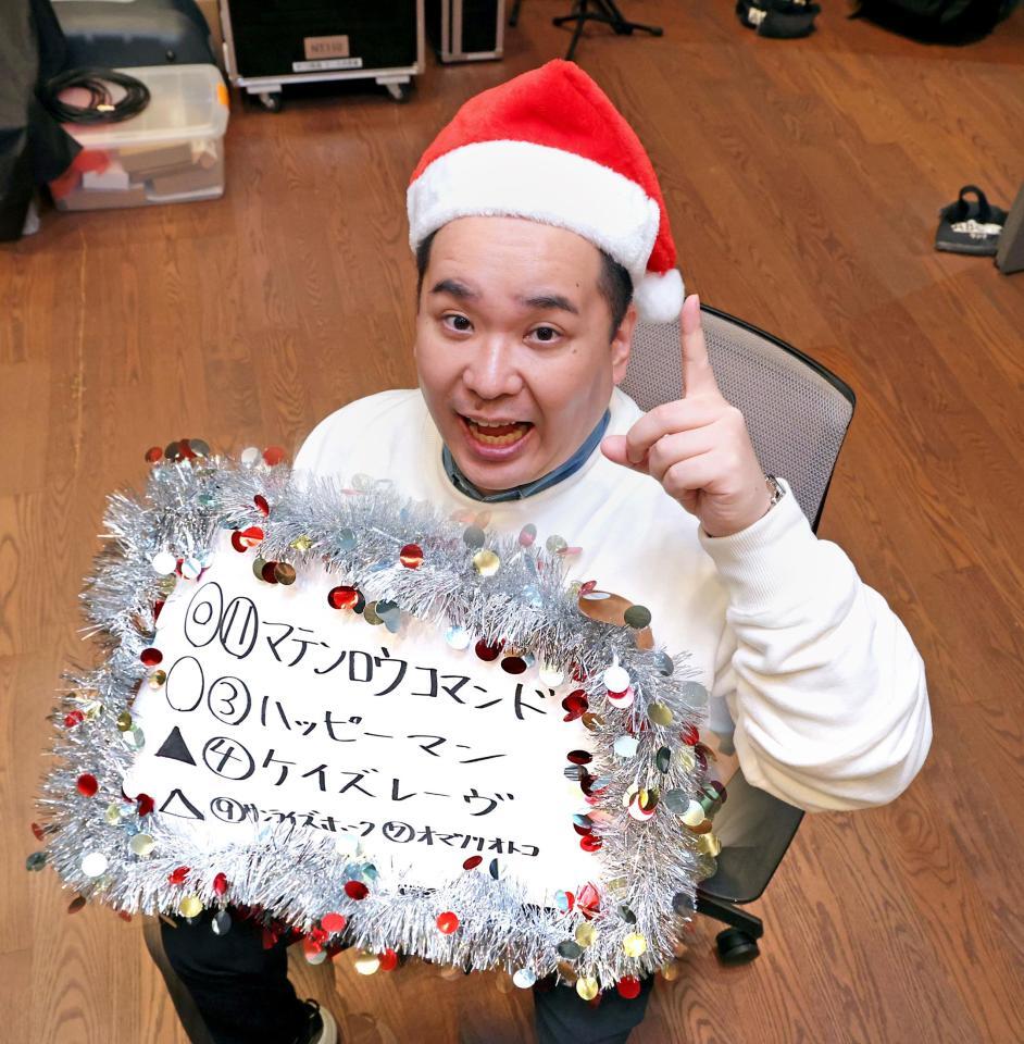 　ミルクボーイ・内海（撮影・立川洋一郎）