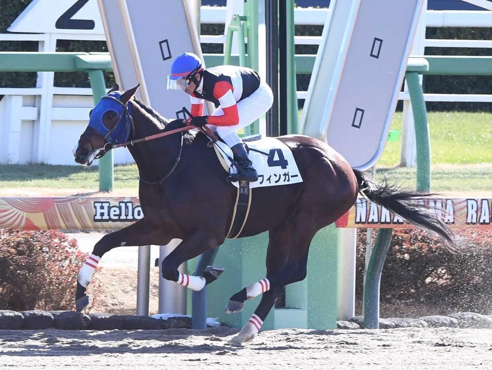 前走で圧勝劇を演じたフィンガー