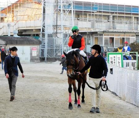 　キングクーで一日７勝の新記録を樹立した吉村智洋（鞍上）＝撮影・中山伸治