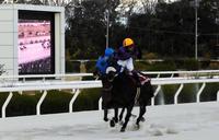　５連勝で重賞初制覇を成し遂げたアキュートガール（右）＝撮影・中山伸治