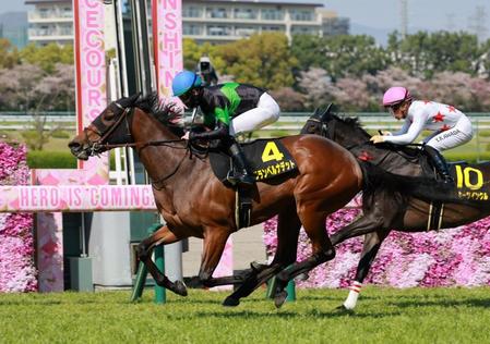 　忘れな草賞を制したグランベルナデット（撮影・石湯恒介）