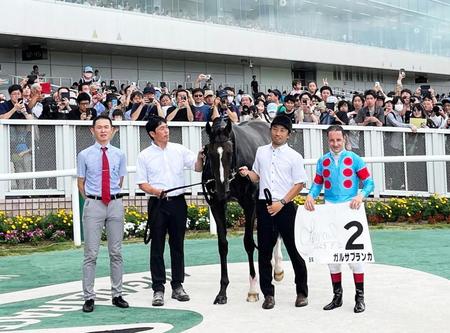 Ｖ発進を決めた良血馬ガルサブランカ