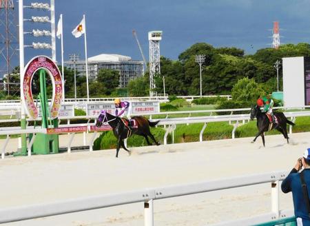 　重賞初制覇を果たしたコモリリーガル（左）＝撮影・中山伸治