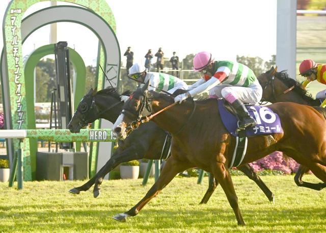 ナミュール 23年 マイルCS 現地的中単勝馬券 藤岡康太騎手 マイルCS】5番人気ナミュールが代打・藤岡康太でG1初制覇