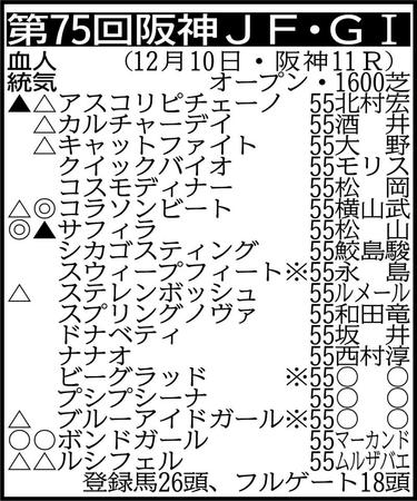 表中の※３頭含む賞金４００万円の１１頭中８頭が出走（騎手は想定）