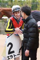 　来日初勝利を果たしたルメートル（撮影・石湯恒介）