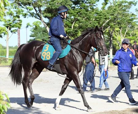 【新馬戦】ブラックセイバー　黒く光る馬体に漂うスター性　栗田師「体の使い方がいい。攻め通りなら楽しみ」