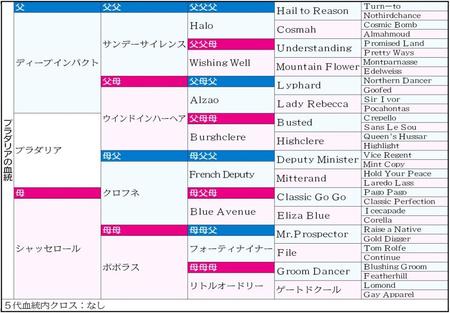 【宝塚記念】プラダリア 　リトルオードリーのひ孫が突如として活躍する血統の面白さ