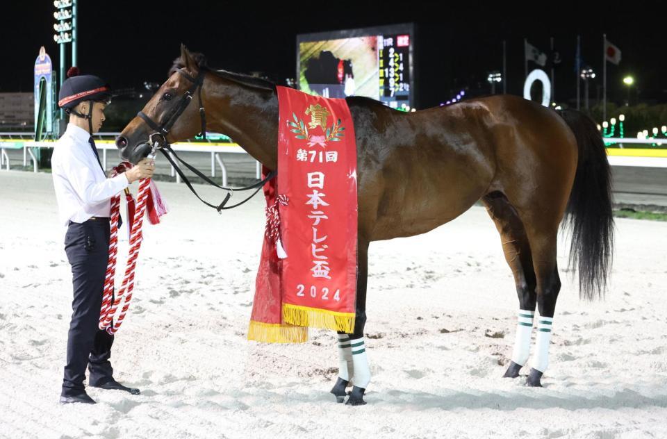 　日本テレビ盃を制したウィリアムバローズ