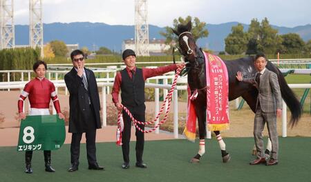 　京都２歳Ｓを制したエリキング（撮影・石湯恒介）