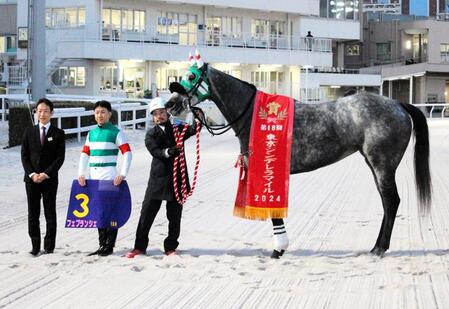 　南関東転入初戦で重賞初制覇を成し遂げたフェブランシェ