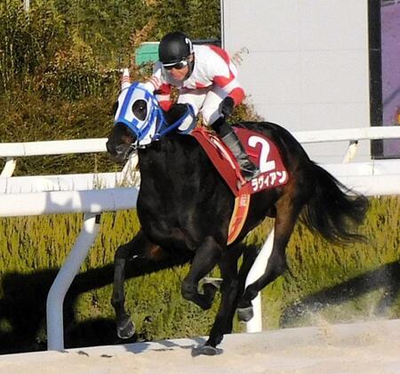 　重賞初挑戦初勝利を成し遂げたラヴィアン（撮影・中山伸治）