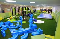 　充実したキッズスペースの「あそび馬」（撮影・石湯恒介）