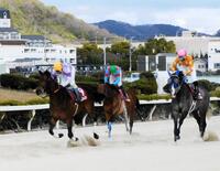 　転入２戦目で重賞初勝利を挙げたオディロン（左）＝撮影・中山伸治