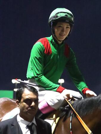 　サウジアラビアのインターナショナルジョッキーズチャレンジに騎乗した永島まなみ