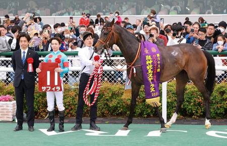 　阪神牝馬Ｓを制したサフィラ（撮影・石湯恒介）