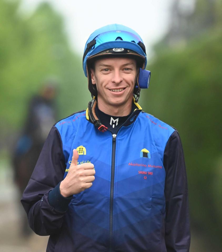 　Ｇ１初騎乗に意欲を見せるディー（撮影・園田高夫）