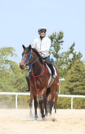 　調教を終えて引き上げるクールマイユールと武豊