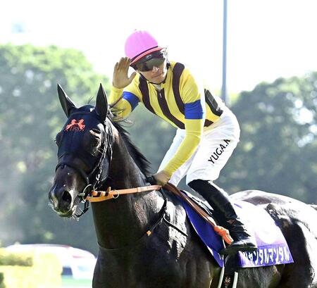 　ＮＨＫマイルＣを制したジャンタルマンタルと川田＝２０２４年５月