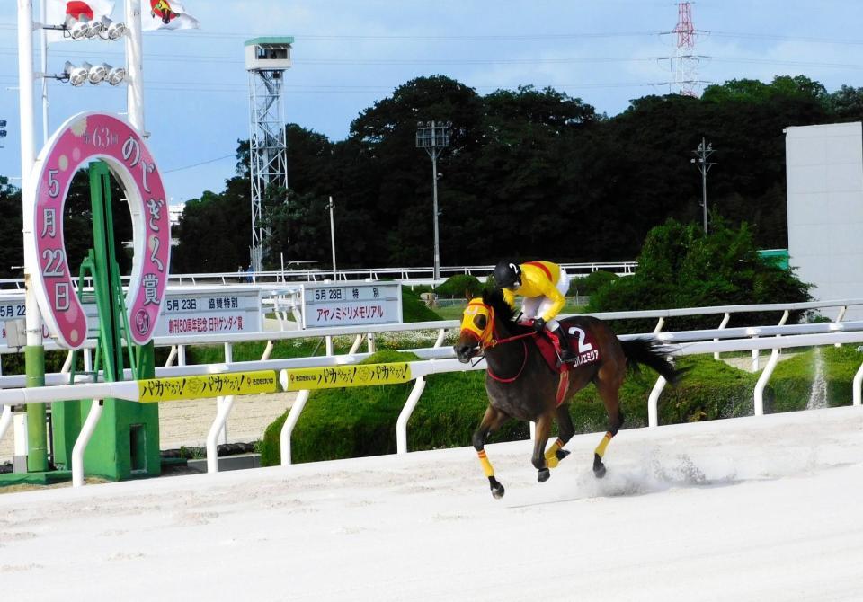 　圧勝で重賞２勝目を挙げたコパノエミリア（撮影・中山伸治）