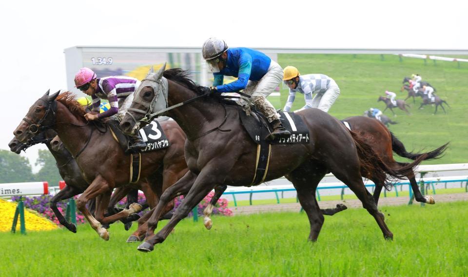 　メルボルンＴを制したグラフィティアート（撮影・石湯恒介）