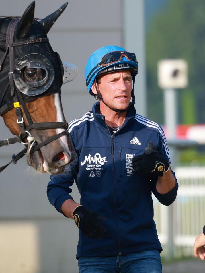 　アンドレアシュ・シュタルケ＝栗東トレセン（撮影・石湯恒介）