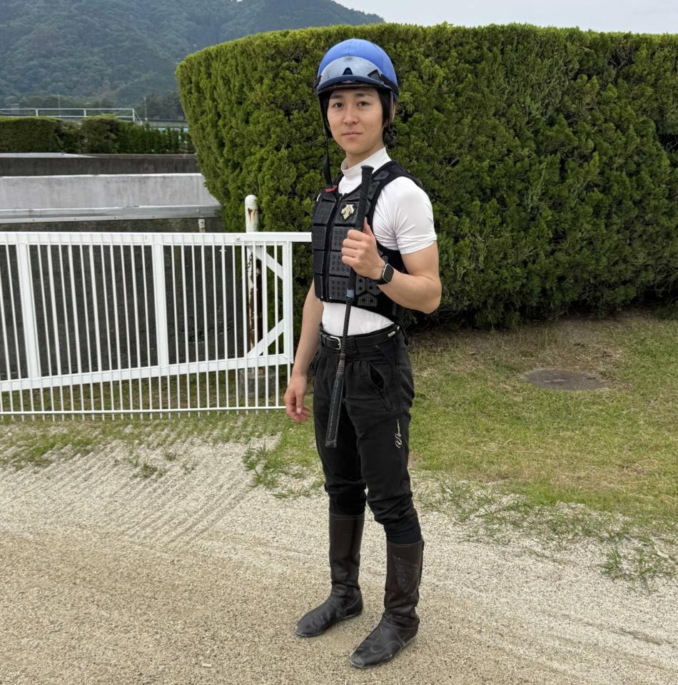 　重賞Ｖに向けて意気込む小崎